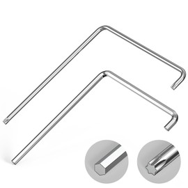 Ancable Window Adjustment Tool Set - Curved 4 mm Hexagonal and Torx TX15 for Versatile Adjustment of Window Fittings