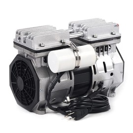 Futchoy Oil-Free Vacuum Pump 110V Lab Diaphragm Vacuum Pump Oil Free 8 Bar 370W 2A Oilless Vacuum Pump 100L/ min 1100W 5A Diaphragm Mute Pump 200L / min (370W)