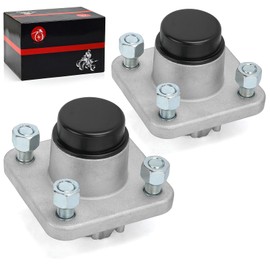2Pcs Front Wheel Hub Assembly & Bearings Compatible with Club Car DS & Precedent 2003-up 102357701