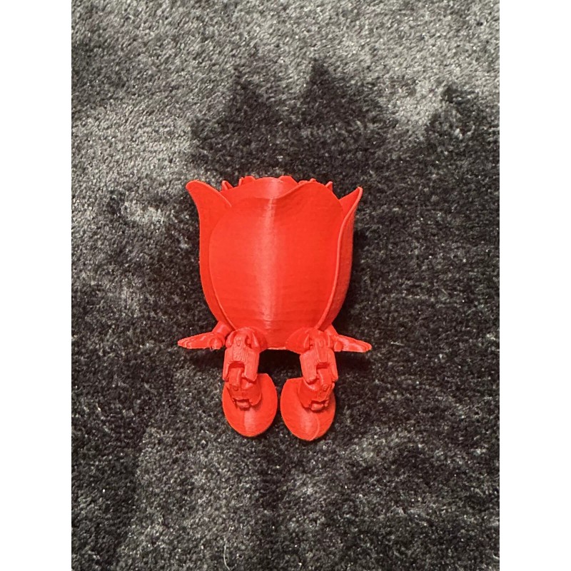 Unbranded 3D Printed Rose With Legs That Move Perfect Gift
