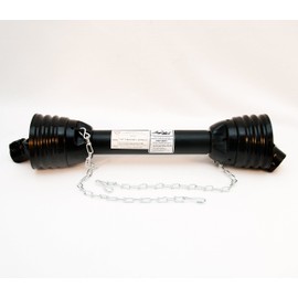 PTO Drive Line, General Purpose, Finishing Mower, Tiller, 1-3/8" x 6 Spline to 1-3/8" Round, 30" - 38", Series 4