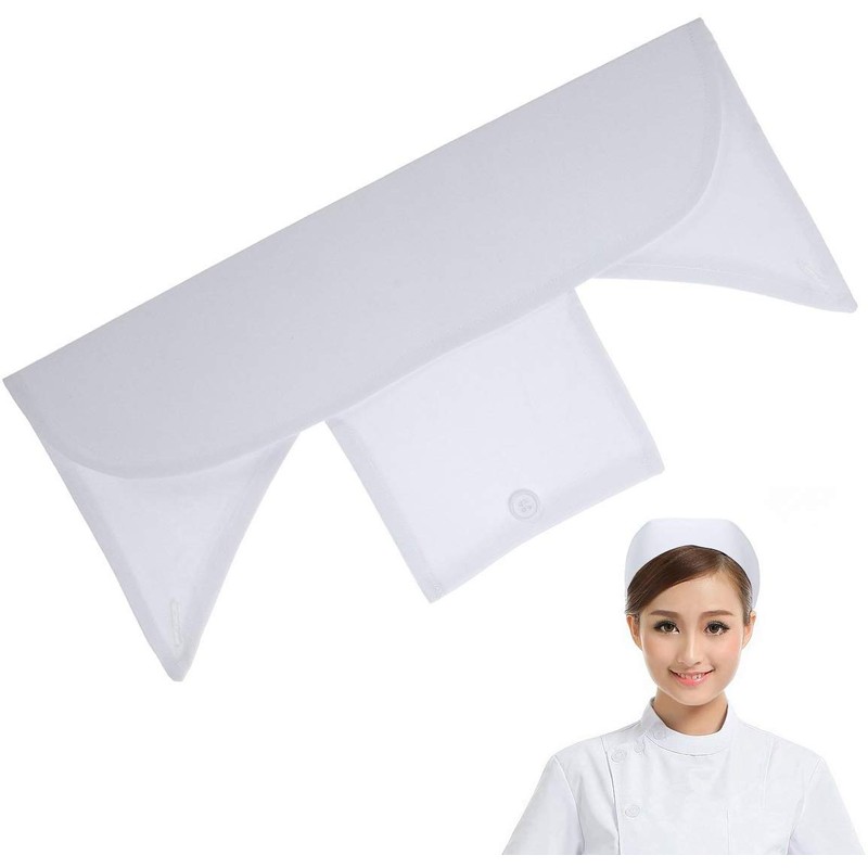 sansheng Nurse Hat,2 Pack Nurses Caps Costume Female Nurses Hat