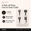 KEYSALACARTE Sentry Safe Replacement Key - Code C034B - Precision-Cut