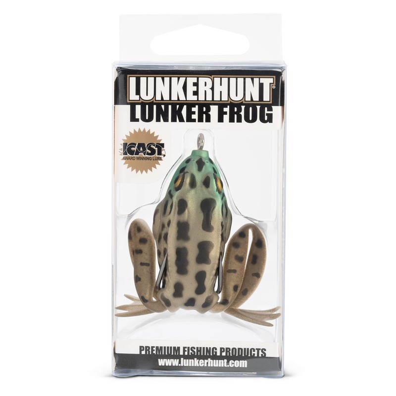 Lunkerhunt Lunker Frog Fish Bait, Rocky Toad – Fishing Lure