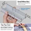Mini Aluminum Miter Box for Hand Saw 5.3 Inch Precise