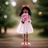 The Bridge Collection 12" African American Clara Nutcracker - Pink