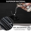 Bifaunvogel Waterproof Bar Stools Cover with Back Stretch PU Barstools