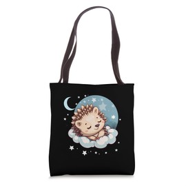 Sleepy Hedgehog Sleepy Animal Napping Sleeping Hedgehog Tote Bag