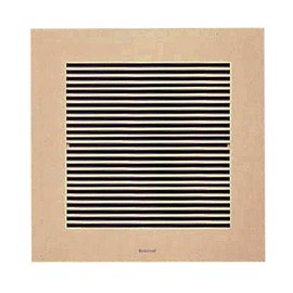 Panasonic FY-20L64 Round Ceiling Embedded Ventilation Fan Louver for 20 Types, Square and Lattice Type, Light Brown