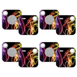 MightySkins Skin Compatible with Tile Mate w/Replaceable Battery (2018) - Bright Smoke | Protective, Durable, and Unique Vinyl wrap Cover | Easy to Apply, Remove, and Change Styles | Made in The USA