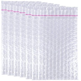 50 Pack Bubble Out Bags Wrap Bubble Pouches Shipping Mailers Protective Self-Seal Bubble Packaging Bags Double Walled Cushioning Bags Thickening Shockproof Foam Bags for Shipping,Storage&Moving,3"x5"
