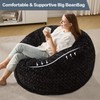 Hobestluk 3ft Bean Bag Chairs for Adults Large Beanbag Chair