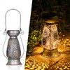 Görvitor Outdoor LED Solar Lantern, Decorative Hanging Solar Light, IP44