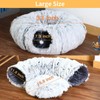 OOZAZEMM Cat Tunnel Bed, Cat Tunnels for Indoor Cats, Collapsible