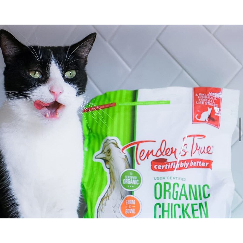 Tender & True Organic Chicken & Liver Recipe Cat Food,