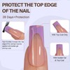 Misssix Uñas Postizas Xbasictips Con Punta Francesa, 300 Unidades, Largas