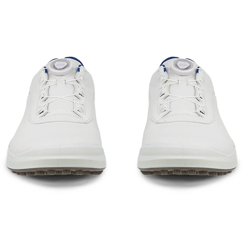 ECCO Men's Core BOA Waterproof Golf Shoe, White/Virtual, 11-11.5