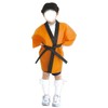 Artec Color Non-woven Fabric Happy Coat (with Belt) Orange J