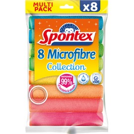 Spontex Microfibra Economic Maxi Pack x 8