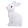 XIANNVXI Rabbit Easter Decoration White Polyresin Decorative Rabbit Easter Bunny