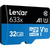 Lexar 32GB (2-Pack) High-Performance 633x micro SD Card w/ SD