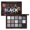 UCANBE Smokey Black Eyeshadow Palette, 15 Colors Dark Shimmer Matte