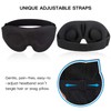 3D Sleep Mask Contoured Cup Eye Mask No Eye Pressure