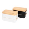 gimmiebox premium stainless steel bento box lunch box with compartments