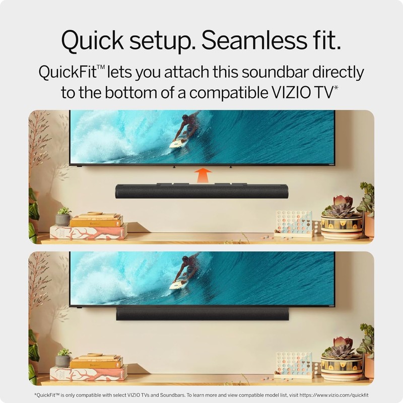 VIZIO All-in-One Soundbar with Dolby Atmos and DTS:X, Bluetooth Speaker-