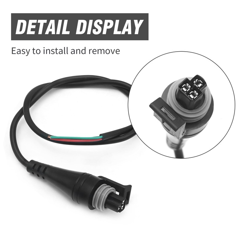 VIKKSAER Oil Fuel Pressure Transducer Sender 100 Psi Sensor 1/8"