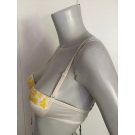 Dolce&Gabbana DOLCE & GABBANA White /Yellow Bra Size IT 38/US 34A