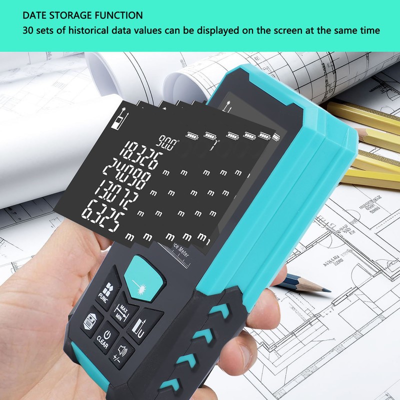 Digital Measurement Tool 0.05‑120M Portable High Accuracy 2.4 Inch LCD