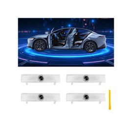 Car Door Lights Logo Projector Puddle Lights Compatible with Nissan Altima Maxima Armada Pathfinder Titan Quest Terra Series Accessories, No Fade 4K-HD Car Welcome Lights(4 Pack)