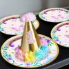 Butterfly Plates and Napkins Party Supplies (100Pcs) Butterfly Paper Plates,