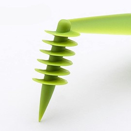 Green Slicer Cutter Manual Spiral Screw Slicer Potato Carrot Cucumber Vegetables Spiral Knife Kitchen Accessories Tools Nice and Practical Peelers Graters, Peelers and Slicers