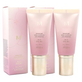 Missha M Signature Real Complete BB Cream EX 45g x 2 No. 21 x 2 / 미샤 M 시그너처 리얼 컴플릿 비비크림 EX 45gx2개 21호x2개
