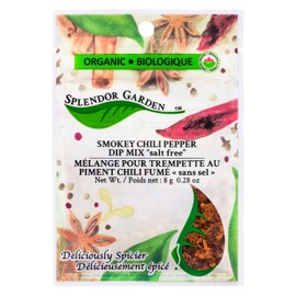 Splendor Garden Organic Smokey Chili Pepper Dip Mix "salt free" - 8 g