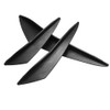 ChaRLes 6pcs Universal Carbon Fiber Spoiler Front Bumper Fins Spoiler
