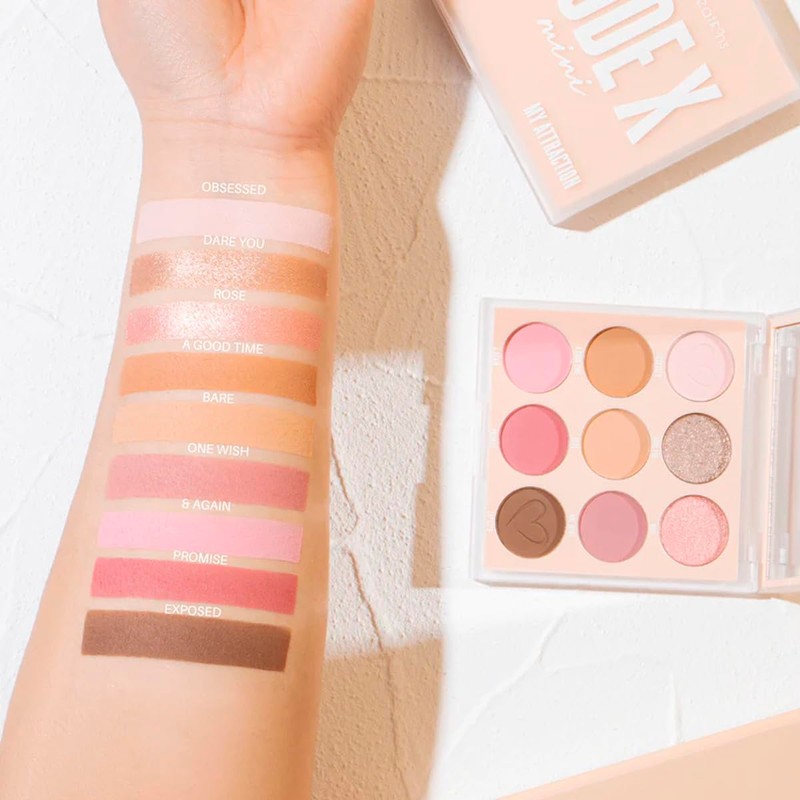 Paleta de Sombras Para Ojos Mini Nude X 9 Tonos