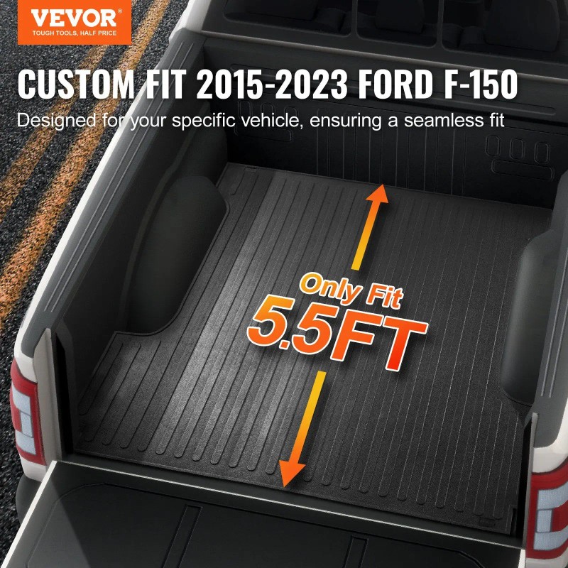 For F150 Truck Bed Liner D0100H535VJ 5.5 Ft Short Bed
