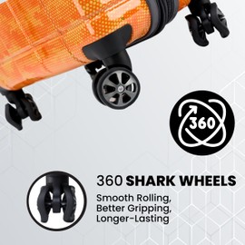 Spyder Matrix 29 Inch Expandable Hardside Upright Suitcase with 360° Spinner Wheels, TSA Approved Lock, Orange