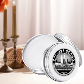 Candle Adhesive Taper Candle Glue - 1 oz Candle Adhesive Grip for Secure Candlestick Hold Candle Accessories