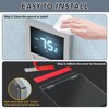 Flamorrow Air Conditioner Thermostat Panel Protection Cover, 3 Pack 4.7"