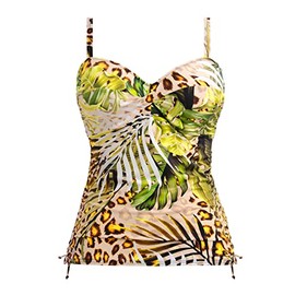Fantasie Women's Kabini Oasis Twist Underwire Tankini Top, Multi, 36D