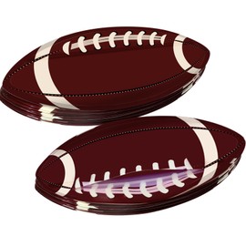 Tyndallrays 25 Pieces Football Birthday Party Favors Bags,Football Shape Gift Snacks Treat Candy Party Favors Bags Football Theme Party Supply