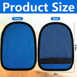 OUDQFCJ 2 Stück Sandentferner für den Strand, Sandentfernungsbeutel, Sand Remover Handschuhe, Wiederverwendbares Strandzubehör für Strandurlaub, Strandtasche Camping-Essentials