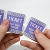 DGBDPACK 250 Raffle Tickets, 50/50 Double Roll Tickets for Raffles,