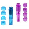 Finever Mini Massager Handheld with 4 Heads Pocket Pen for