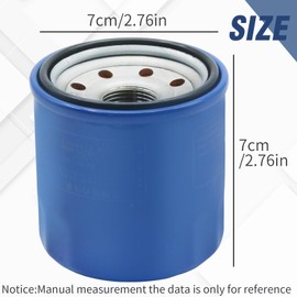 DUZFOREI 15400-PFB-014 Engine Oil Filter, Robust Oil Filter, Replacement for Honda Engines GX610 GX620 GX630 GX640 GCV530 GX630H GX630R GCV520U GCV530U GX360K1