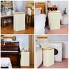 iEGrow Slim Laundry Hamper with Lid,75L Collapsible Clothes Hamper for
